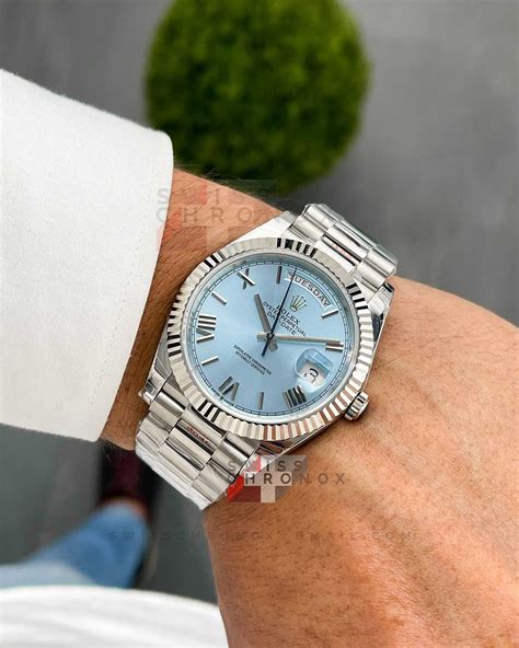 platinum Rolex Day-Date 2022